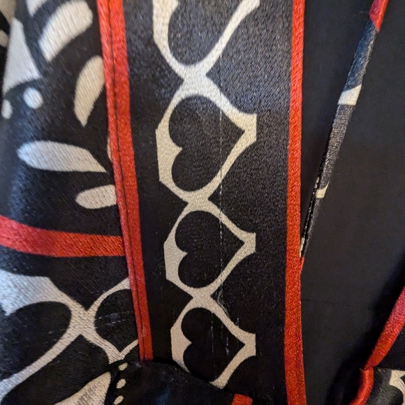 FARM Rio Black and White Mini Dress with Red Details - Picture 5 of 10